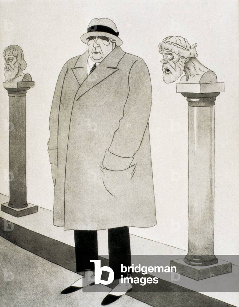 Portrait of Eugeni d'Ors (1881-1954), 1927 (drawing)