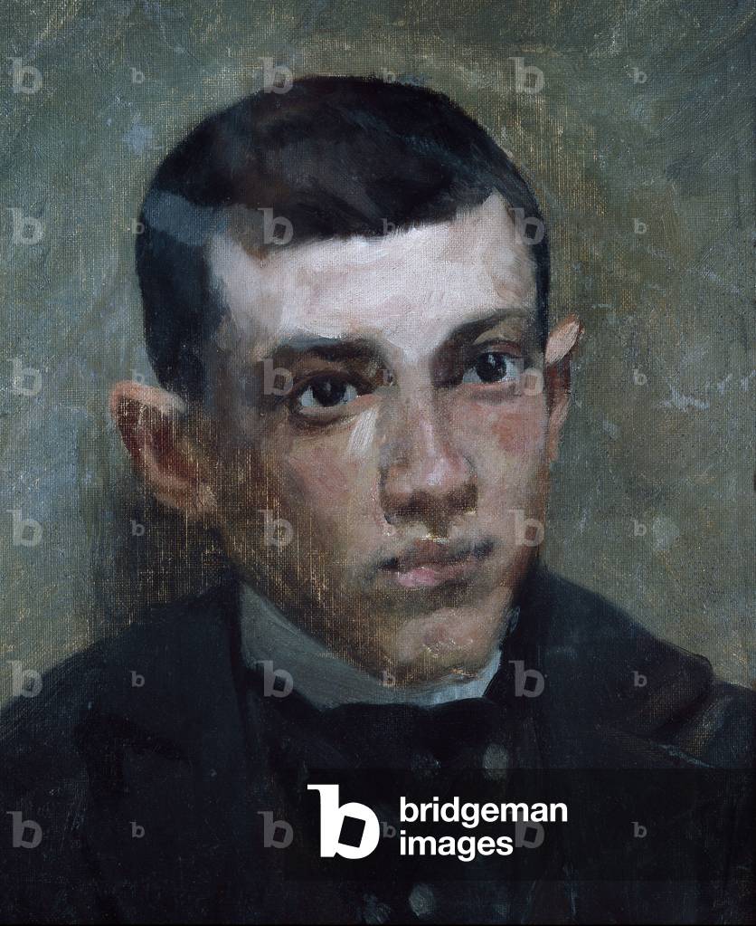 Portrait of the painter Pablo Picasso (1881-1973) (oil on canvas)