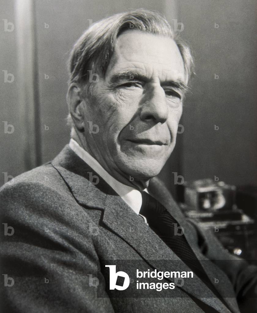 Portrait of the American economist John Kenneth Galbraith (1908-2006)