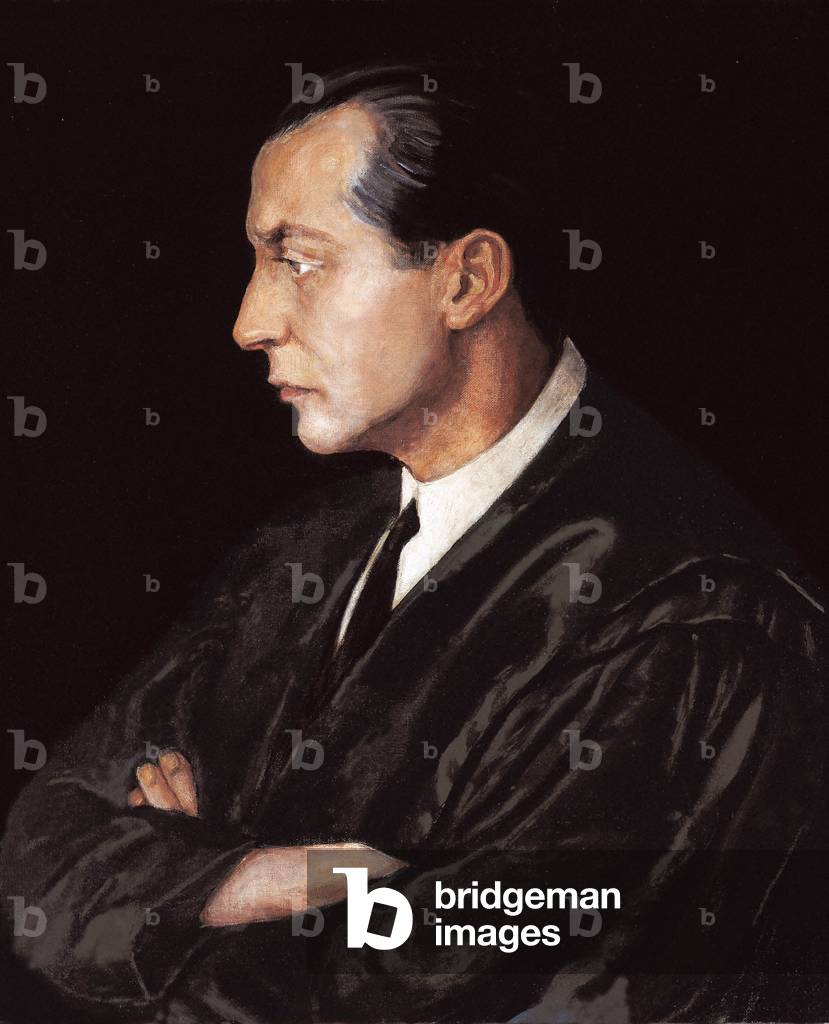 Portrait of Jose Antonio Primo de Rivera (1903-1936) (oil on canvas)