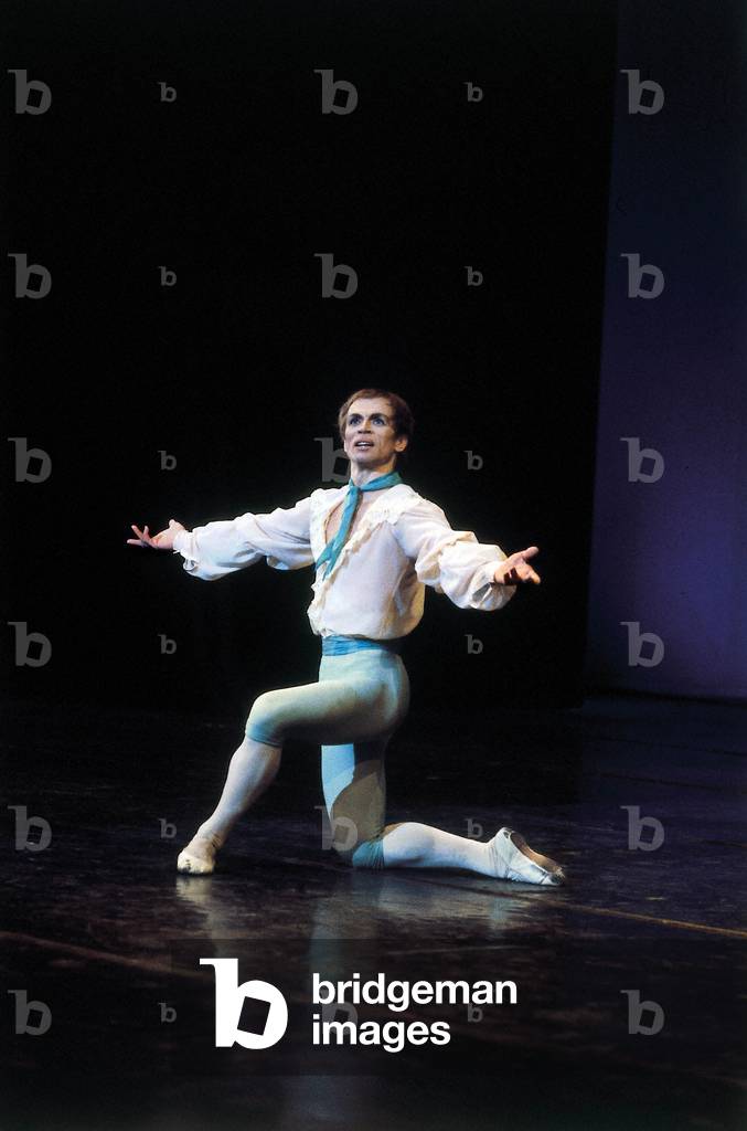 Rudolf Hametovich Nureev (or Nuriev or Nureyev) Nureyev, (1938-1993) in Madrid in 1975 (photo)