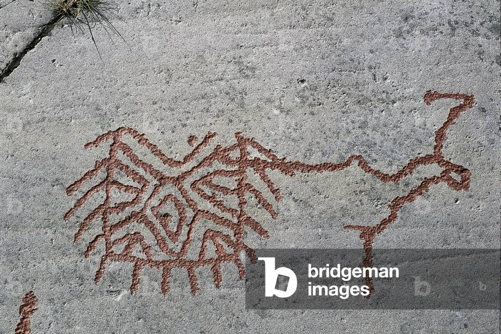 Petroglyph, 3rd-2nd century BC (rock painting)
