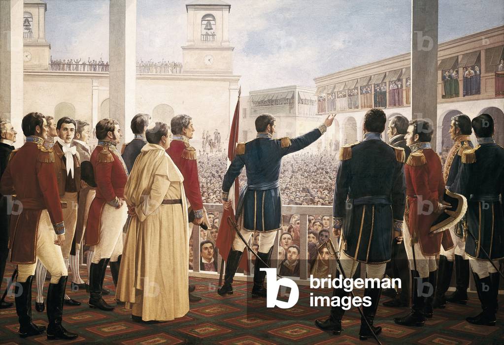 The declaration of Independence of Peru