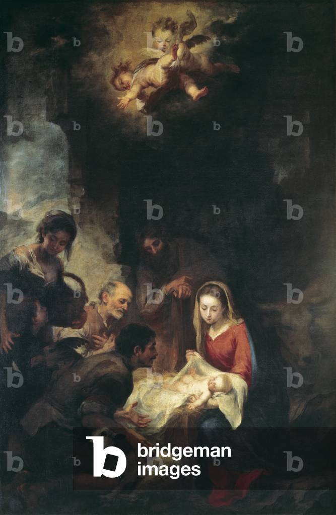 Adoration of the Shepherds (oil on canvas)