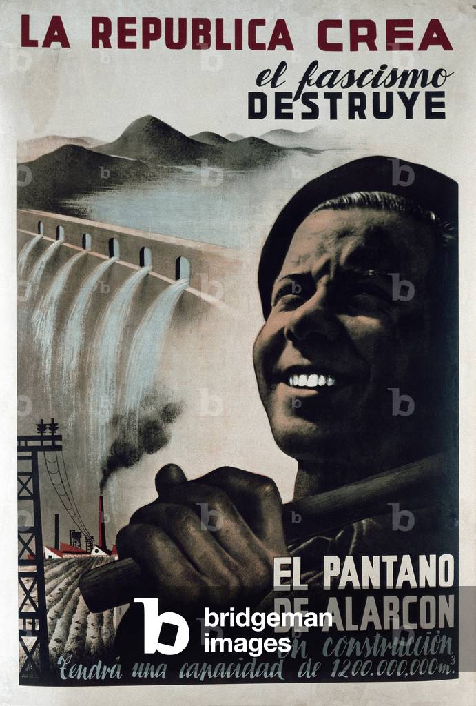 The Repubic creates, fascism destroys, 1936-9 (poster)