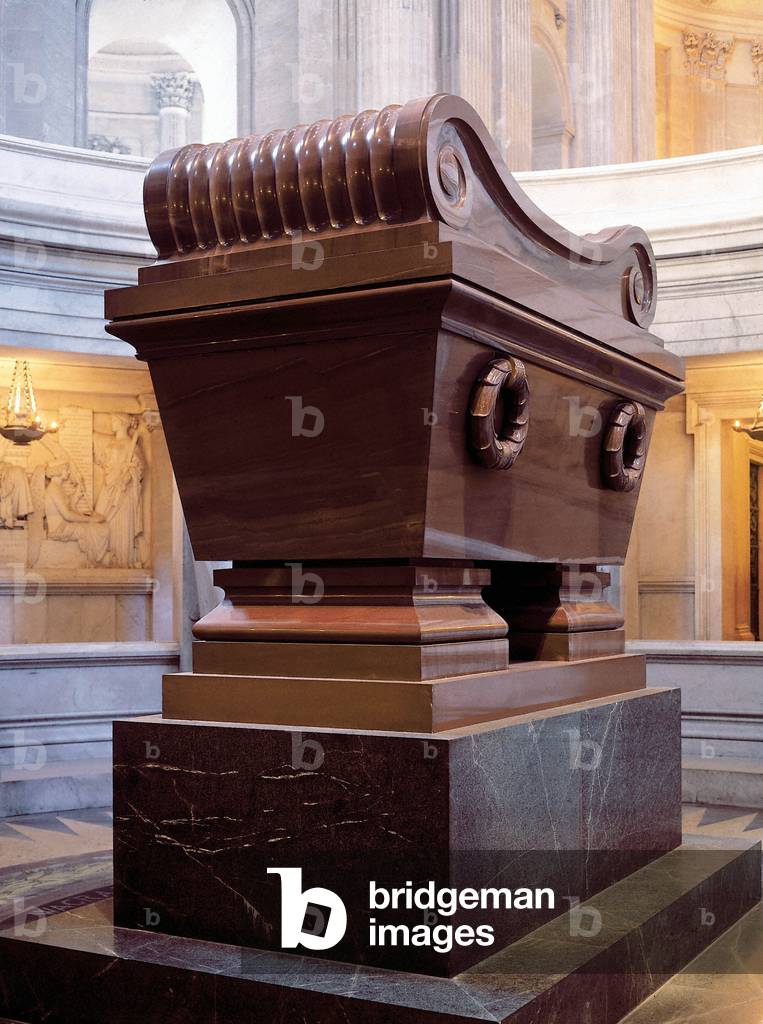 Tomb of the military man and emperor of the French Napoleon I Bonaparte (1769-1821). Paris. The Invalids. ©AISA/Leemage