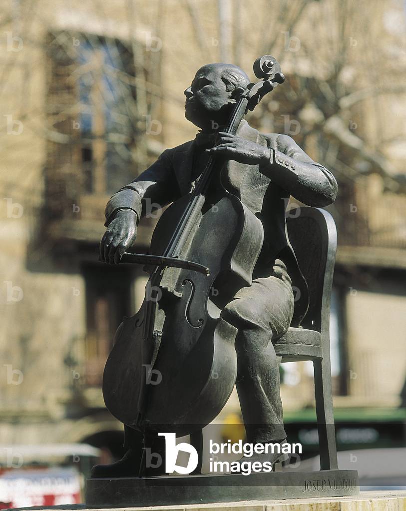 Monument to Pau Casals, photo in 1982 (bronze)