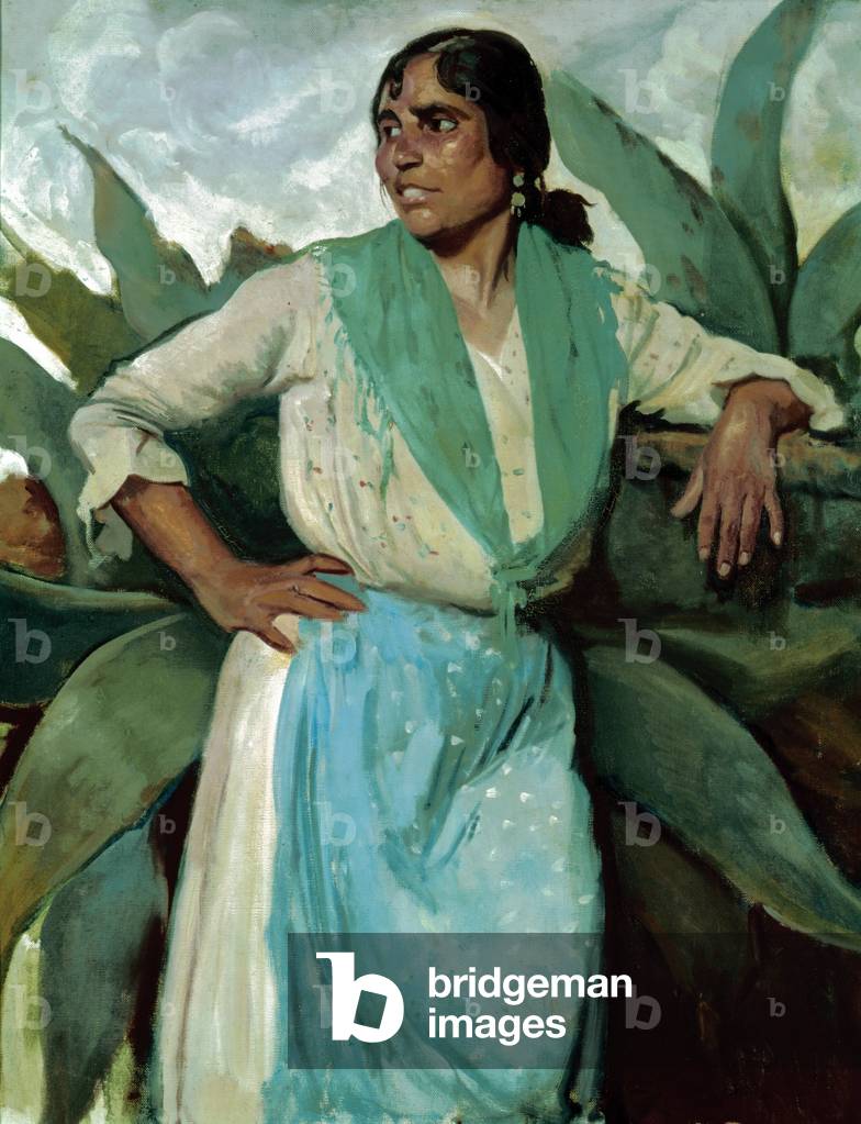 Gypsy woman, c.1929 (oil on canvas)