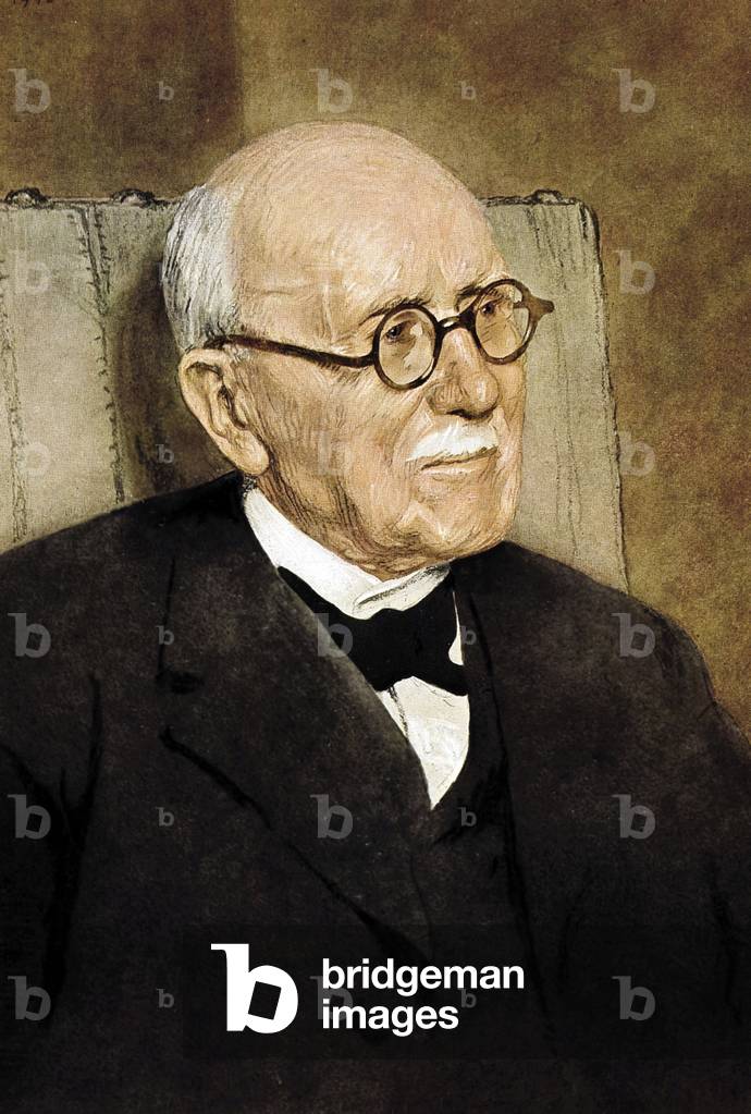 Portrait of Edouard Branly, French physicist and inventor (Painting)
