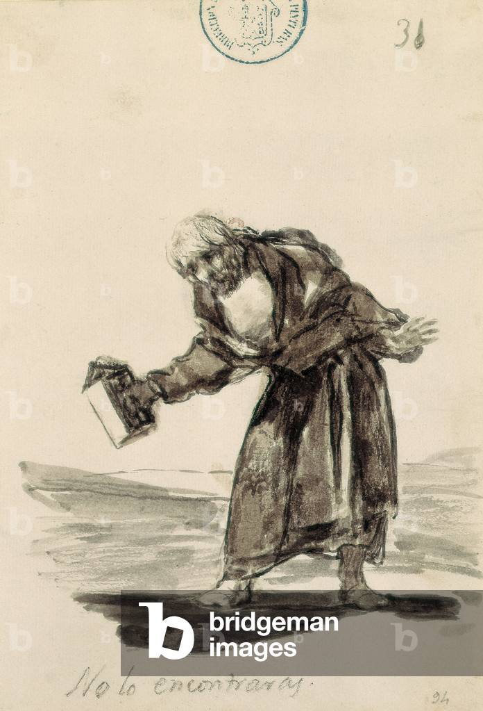 You will not find it, 1814-28 (ink on paper)