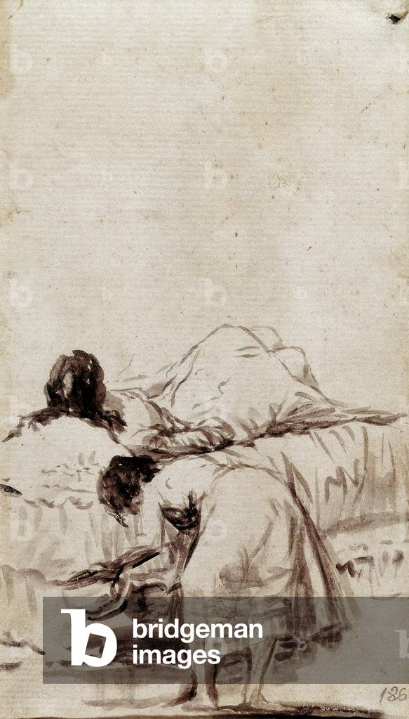 The Afternoon Nap (ink on paper)