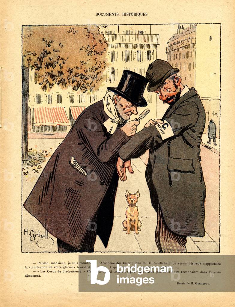 Red Laughter, Satirical in Colours, 1918_12_21: War of 14 -18, Love, Daily Life, Adultere - Illustration by H. Gerbault (1863-1930)