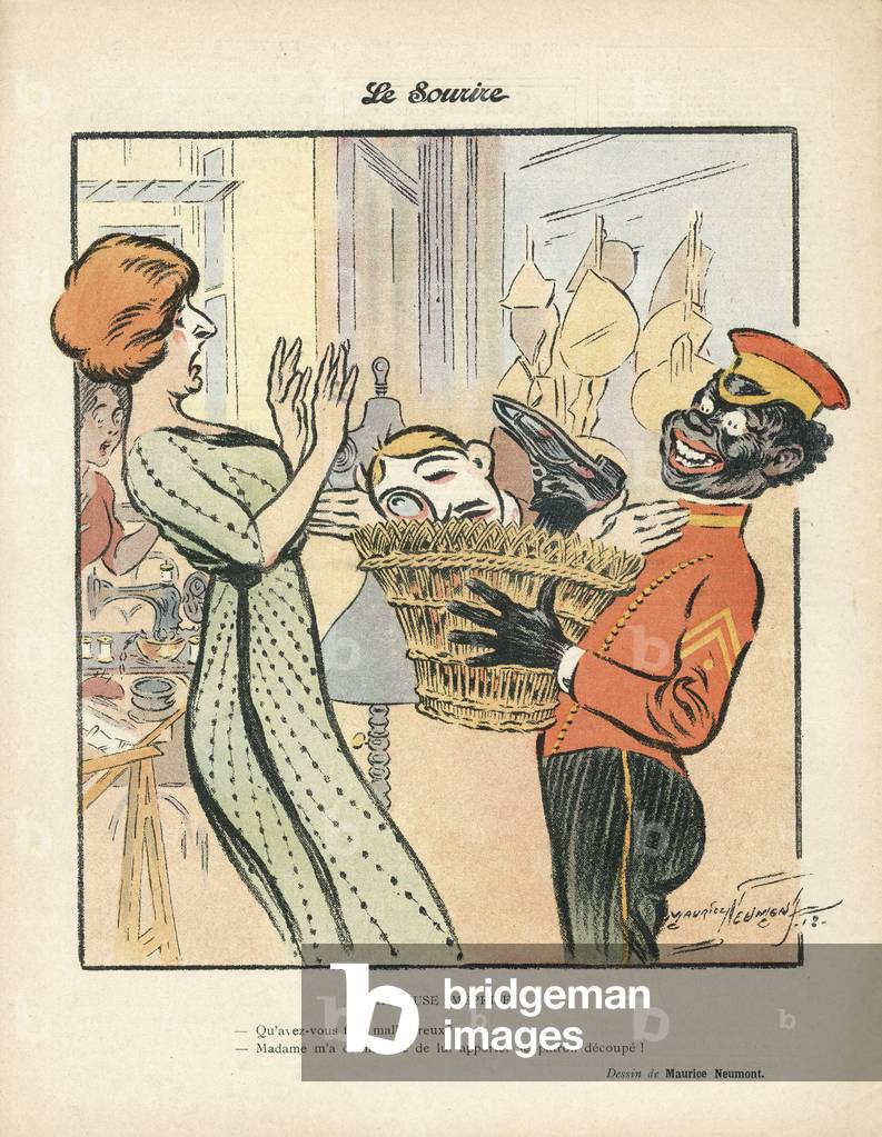 Illustration für die Zeitschrift "Le Rire", 1911 (Gravur)