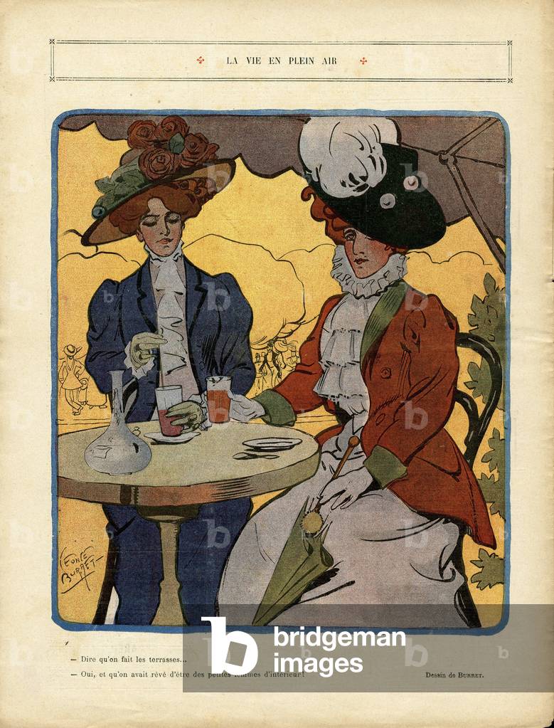 La vie en plein air, 1908 (incisione)