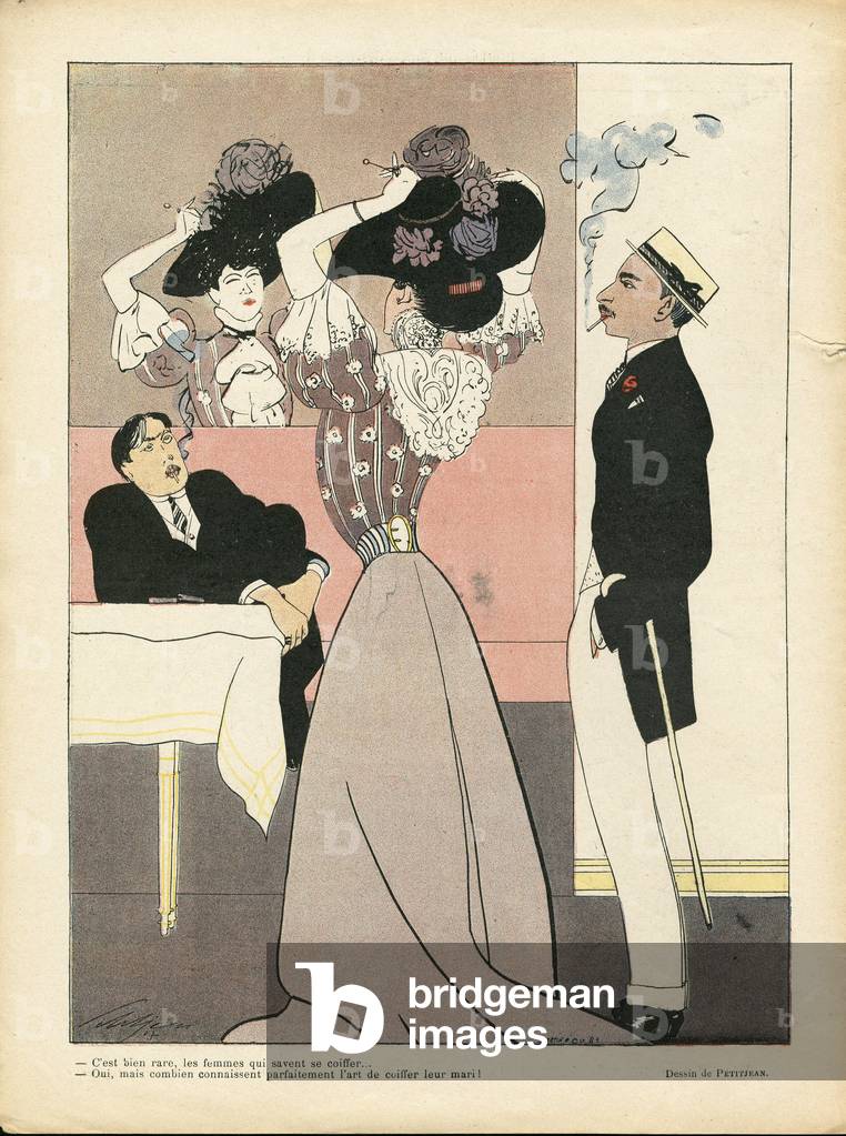 Illustration de Pierre Narey dit Petitjean (1854-1929) dans Le Rire 1908