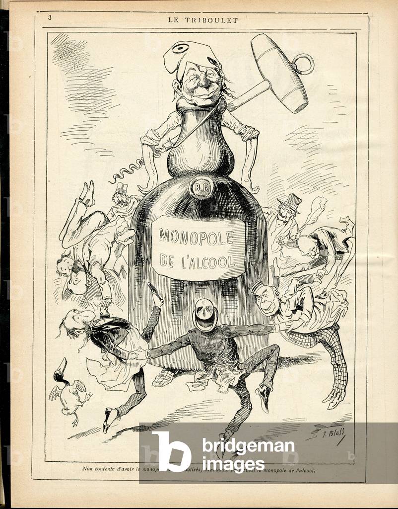 Illustration for 'Le Triboulet', 1886 (engraving)