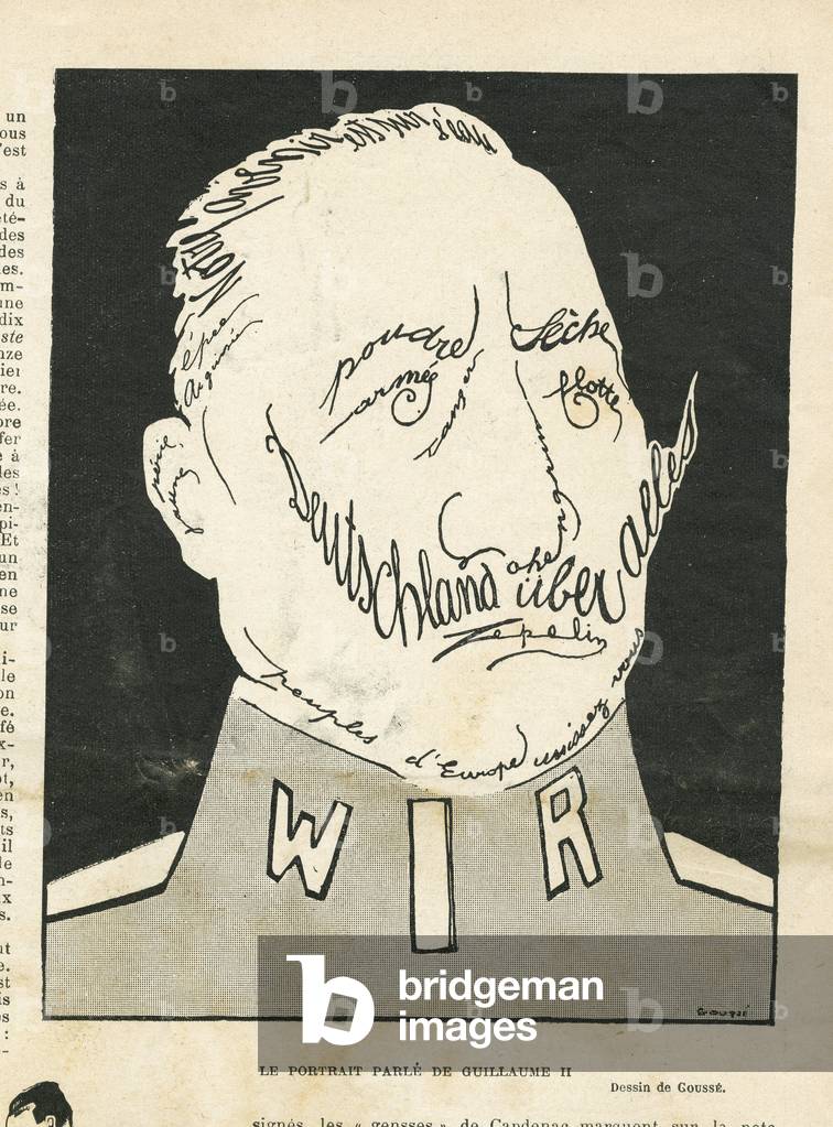 Illustration of Henri Gousse (1872-1914) in Le Rire by Henri Gousse