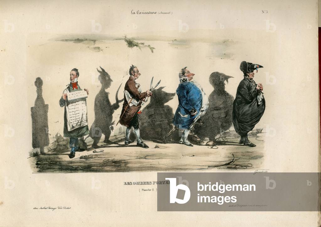 The Political Caricature (1830), Satirical in Colors, 1830_11_18: The Ported Shadows - Religion - Pork, Turkey