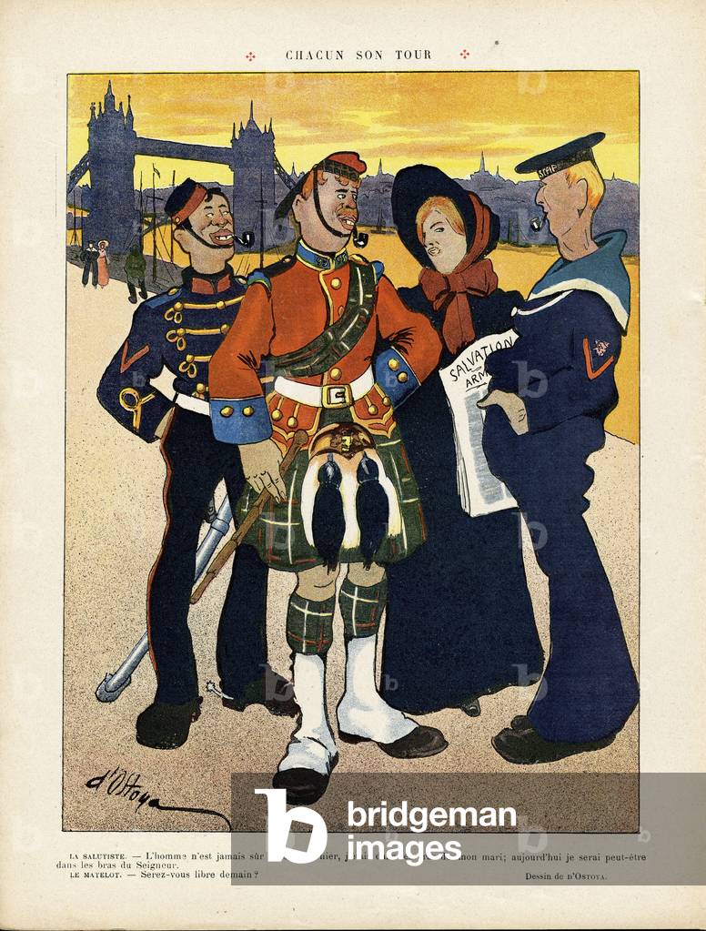 Illustration de Georges d'Ostoya-Sochinsky dit D'Ostoya (1878-1937) dans Le Rire par Georges d' Ostoya