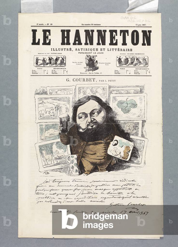 Portrait of Gustave Courbet (1819-1877)