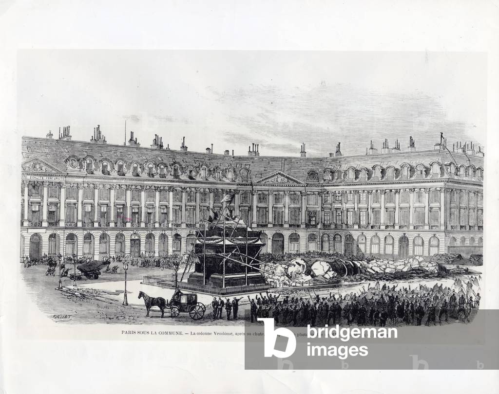 The Vendome column after its fall