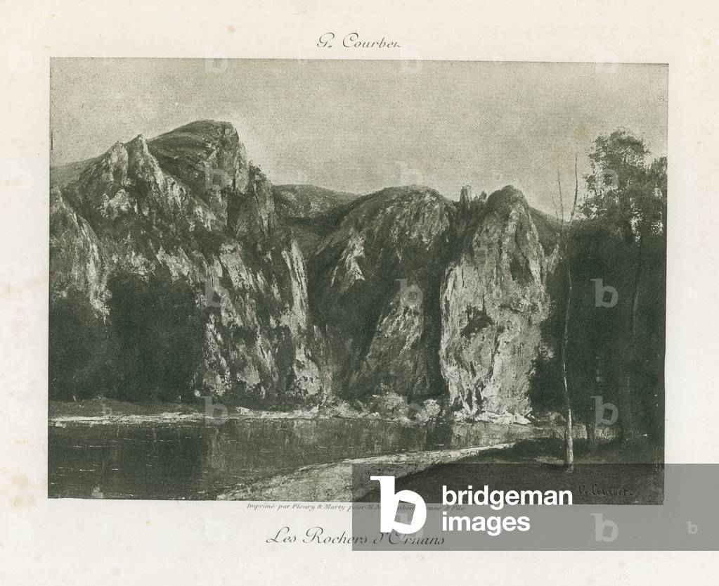 The rocks of Ornans (19th century)
