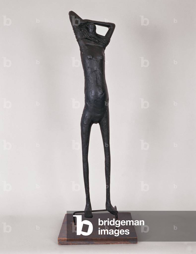 Study for Girl with a Vest, 1953-54 (bronze with black patina)