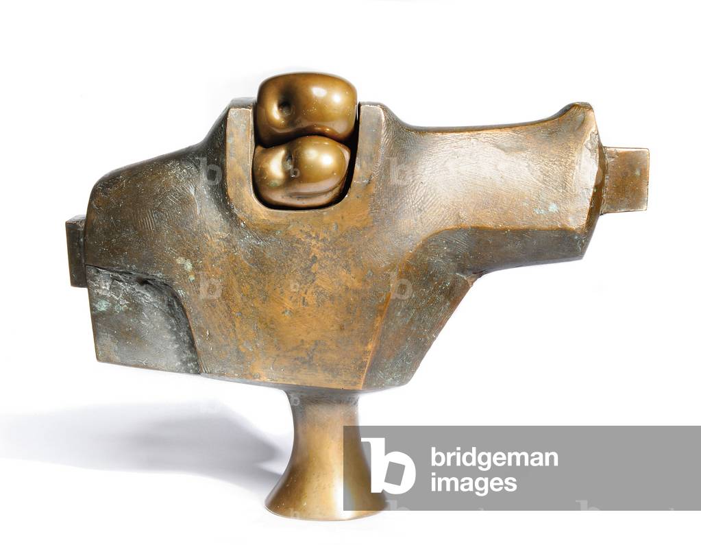 Armed Bust: Two Eyes, 1965 (bronze with a brown patina)