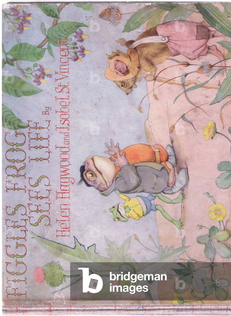 Front cover, from Figgles Frog Sees Life published by Hutchinson, c.1940 (colour litho)