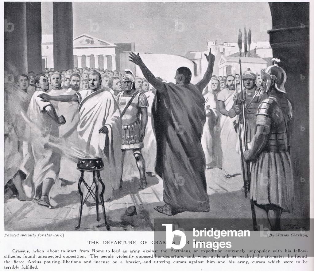 The departure of Crassus for the east