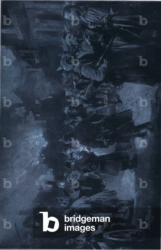 A break in the fighting, from Hindenburg published by Daterlandijrcher Derlag & H Weller Berlin, 1928 (litho)