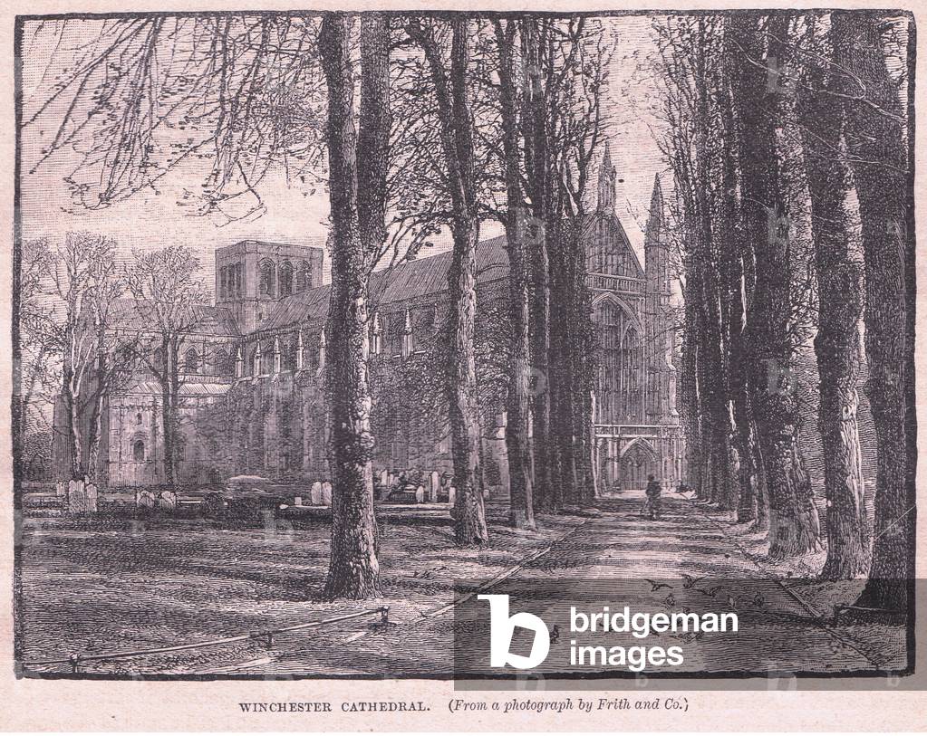 Winchester Cathedral (litho)