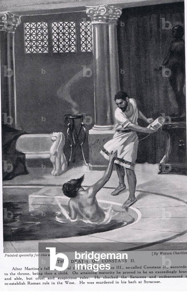 The death of Constans II