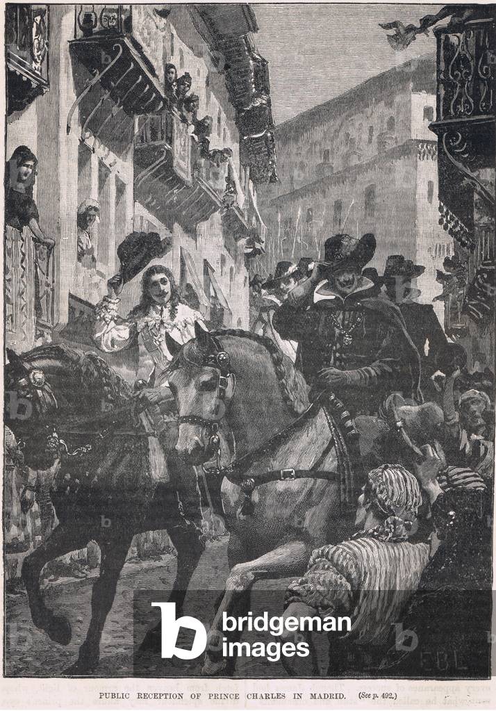Public reception of Prince Charles in Madrid 1623