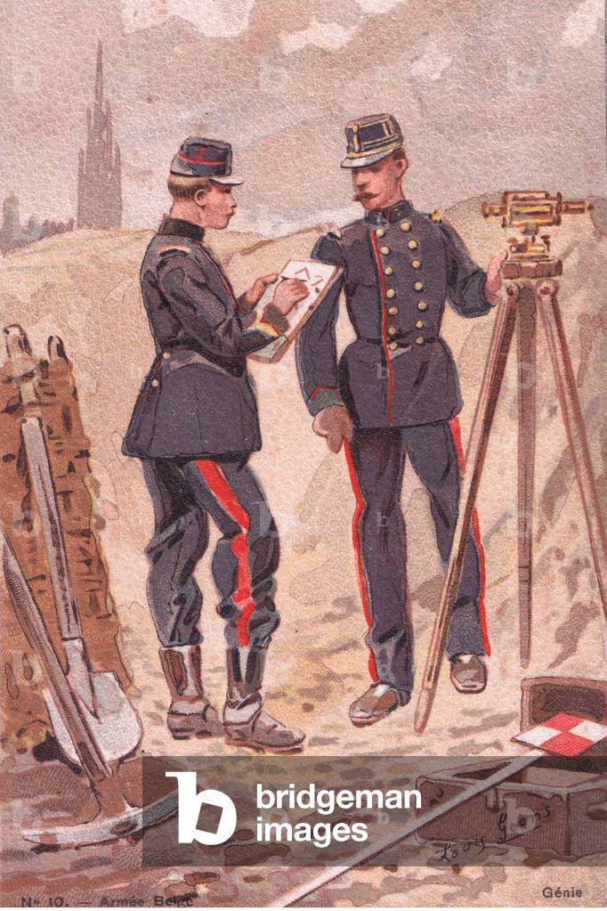 Genie , Postcard, 1920's (colour litho)