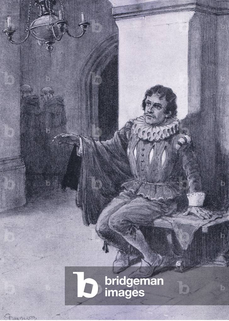 Galileo and the pendulum, Newnes Pictorial Knowledge Volume 7, 1950's (colour litho)