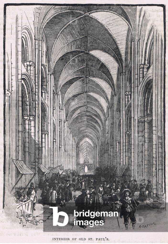 Interiro of St Pauls 1635