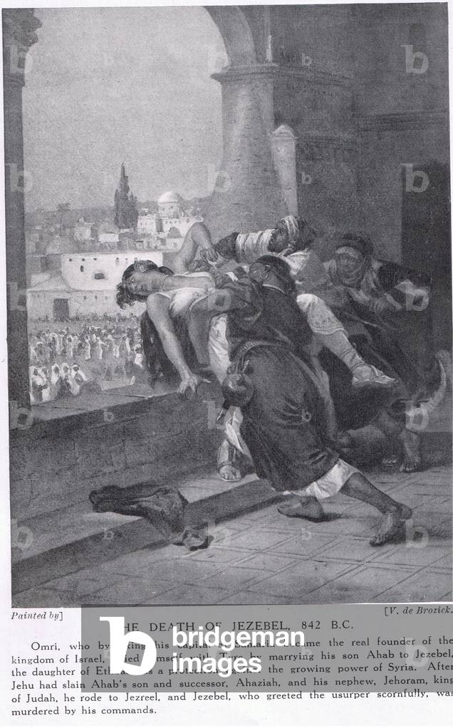The death of Jezebel 842 BC