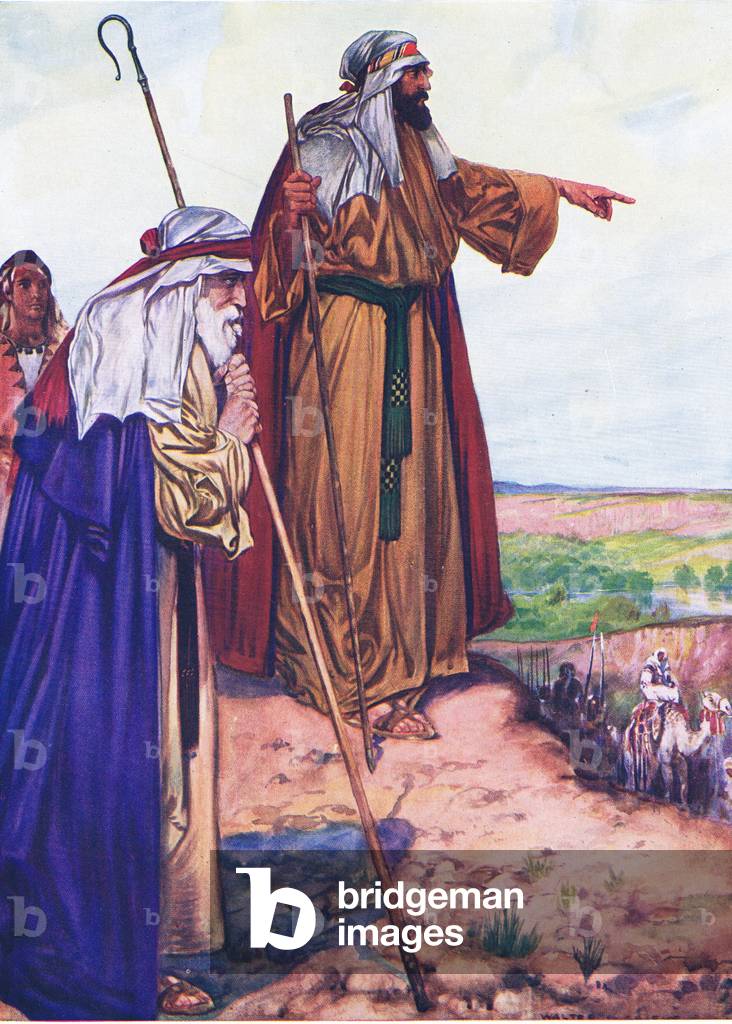 Lots choice, from The Bible Picture Book published by Thomas Nelson, c.1950 (colour litho)