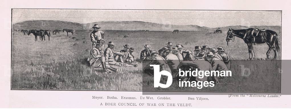 A council of war on the Veldt