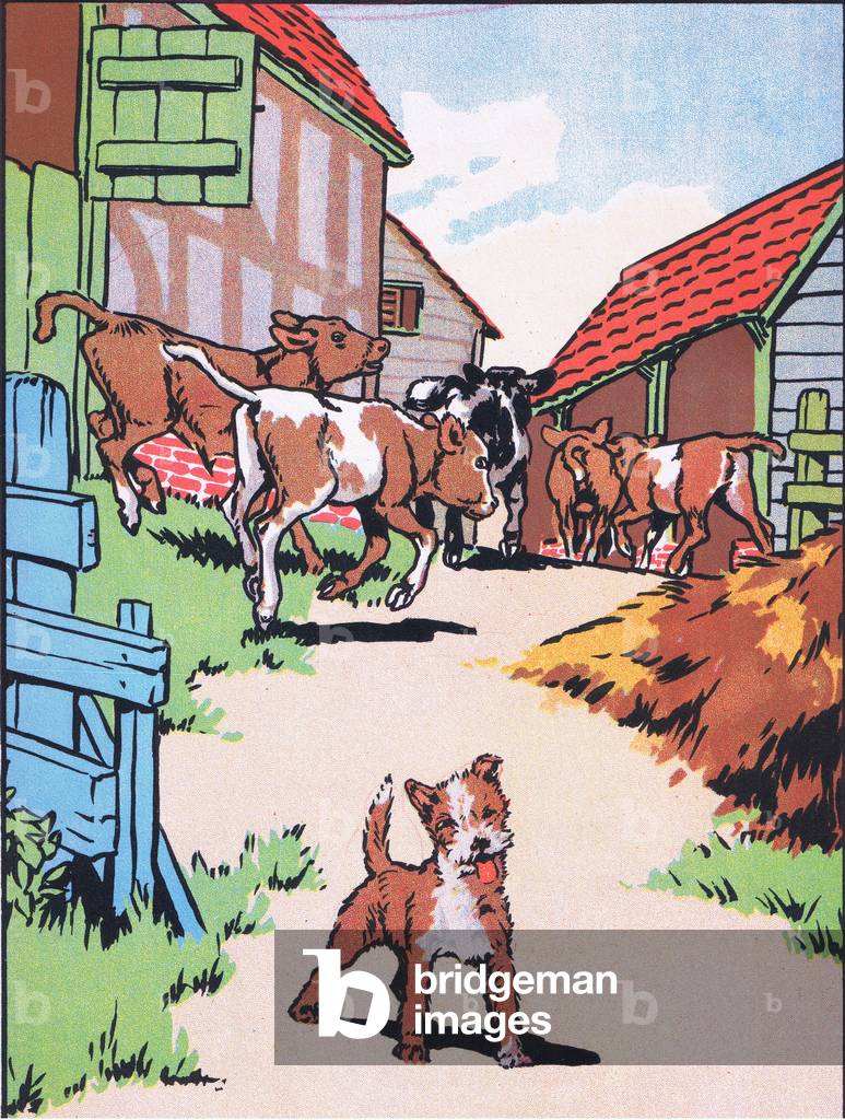 The conquering hero, from Jolly Days in the Country published by Blackie & Son Ltd, 1949 (colour litho)