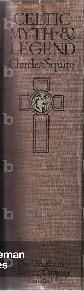 Spine design, illustration from Celtic Myth and Legend published by The Gresham Publishing Company, c.1920 (litho)