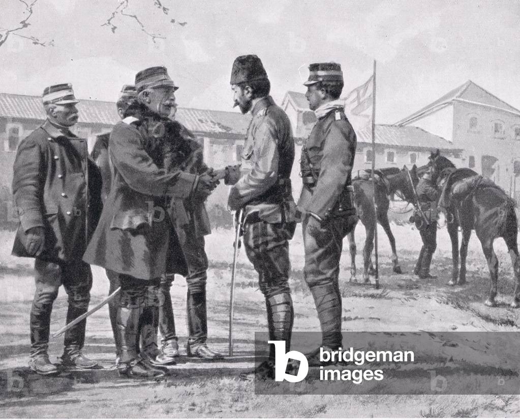 The Surrender of Yanina, illustration from 'Hutchinson's History of the Nations', 1915 (litho)