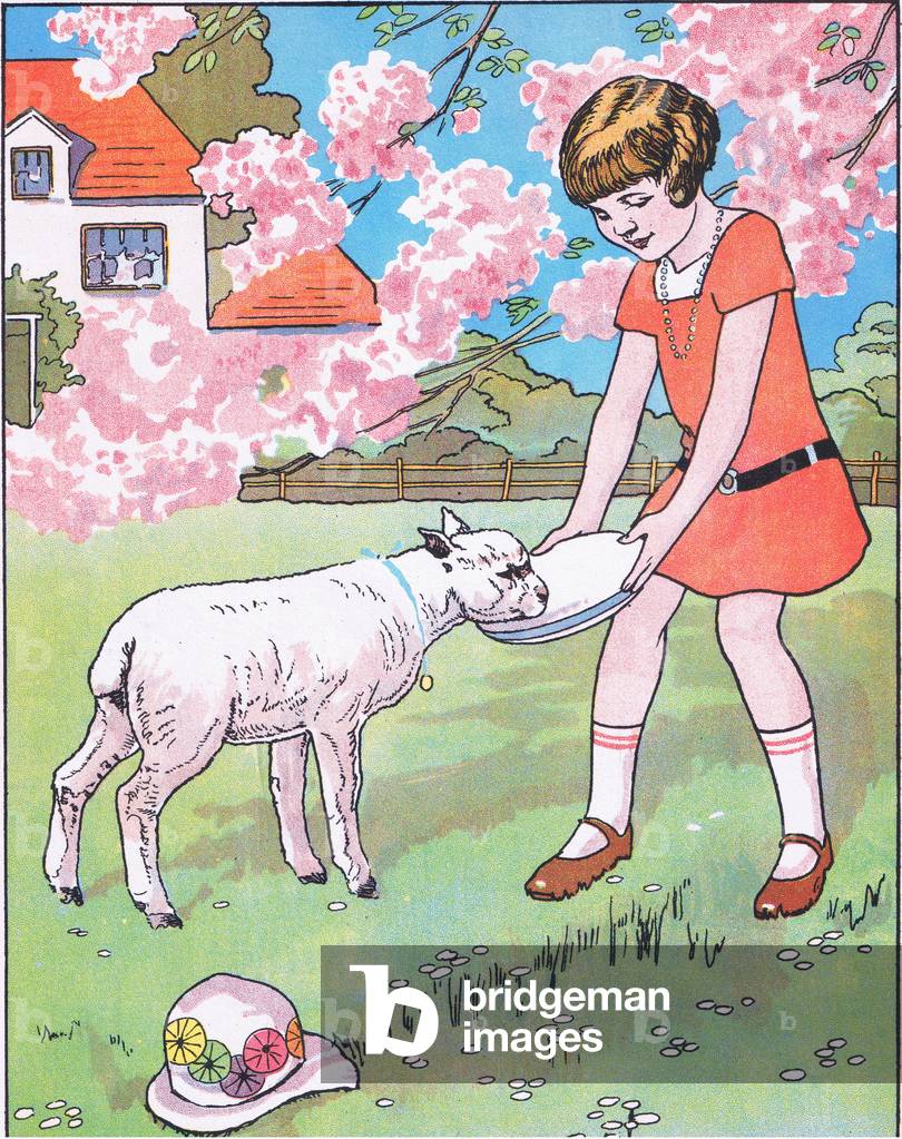 A special treat, from Jolly Days in the Country published by Blackie & Son Ltd, 1949 (colour litho)
