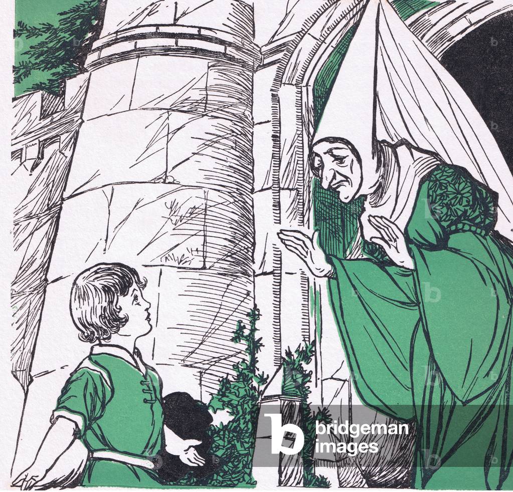 The giant's wife came to the door, from The Golden Year published by Wells Gardner Darton & Co, c.1930 (litho)