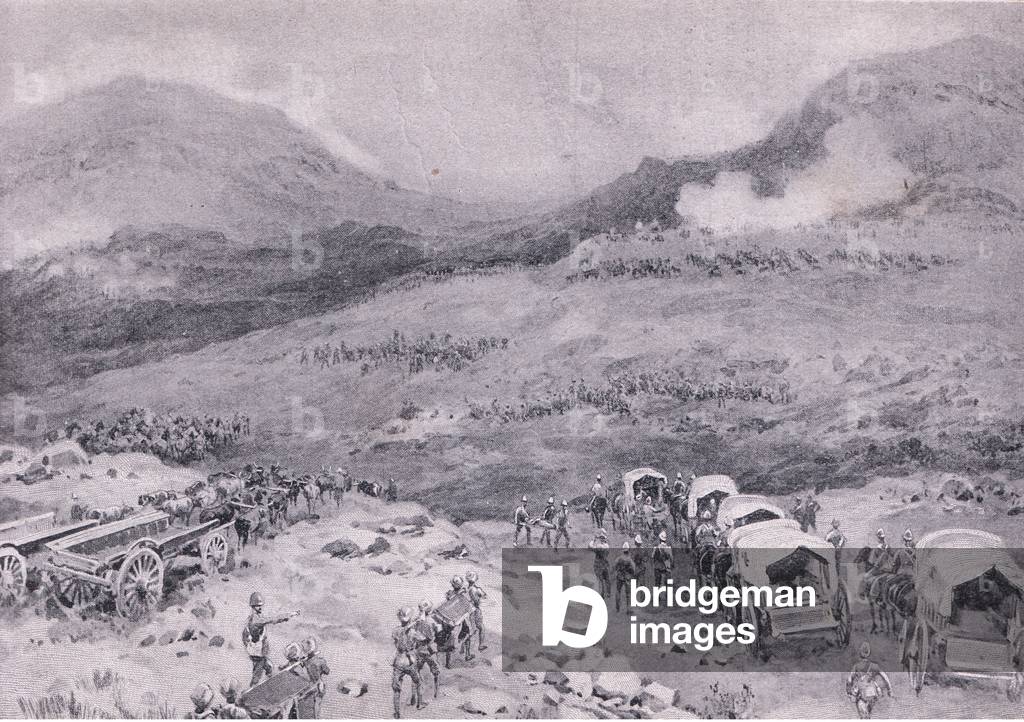 The Battle of Rietfontein (litho)