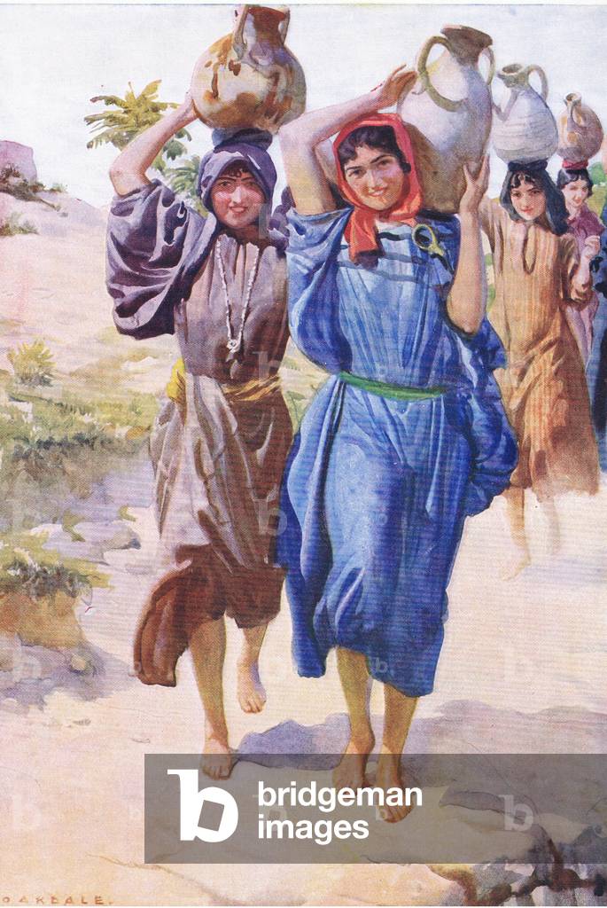 From the Waters of Babylon, from My Magazine, pub.1922 (colour litho)