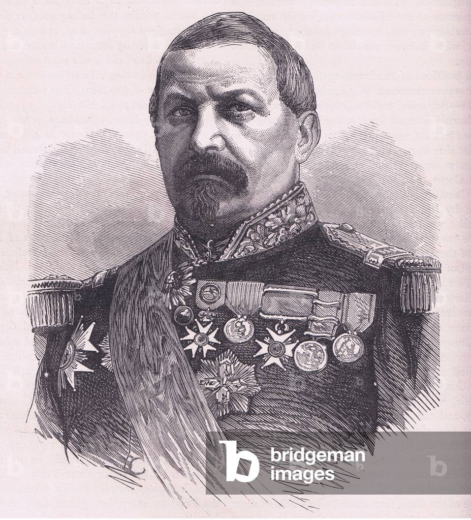 General Vinoy, Cassells History of the War between France and Germany published by Cassell and Company Limited, c.1890 (litho)