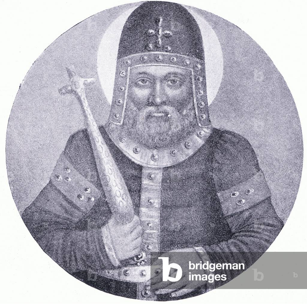 Ivan Shishman III , from Hutchinson's History of the Nations (Volume 4) published by Hutchinson, c. 1920 (b/w photo)