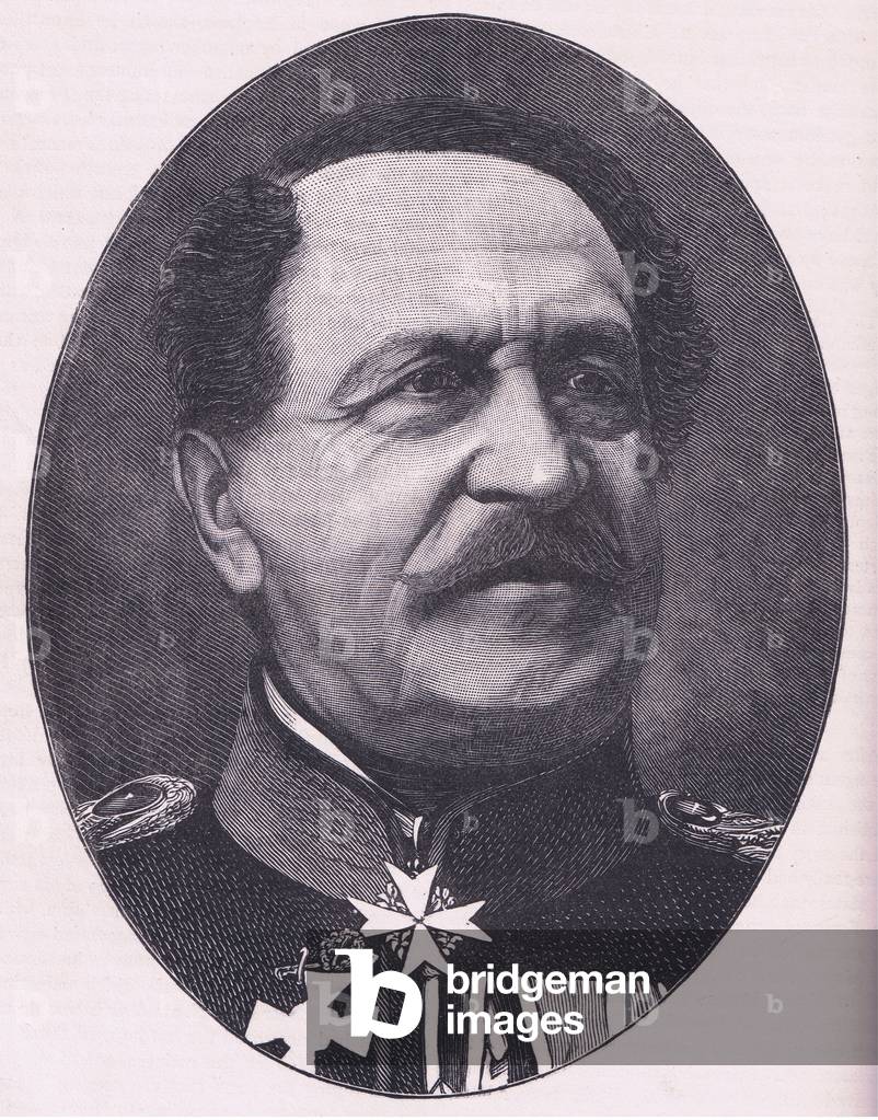 General von Zastrow, illustration from 'Cassells History of the War Between France and Germany', c.1963 (litho)